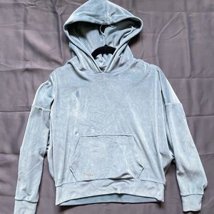 American Eagle velvet hoodie xs